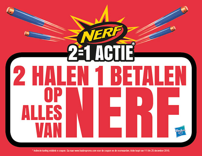 Schurk De volgende Duur 2=1 Actie op NERF blasters! - nerf-pijltjes.nl