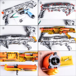 Worker 9kg Spring Upgrade Kit voor Nerf LongShot installatie