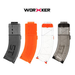 Worker magazijn voor 15 pijltjes overzichtsfoto