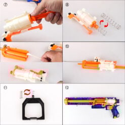 Worker 7kg Spring Upgrade Kit voor Nerf Rampage Installatie