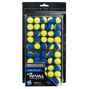 NERF Rival Refill - 50 Rounds Blauw-Geel