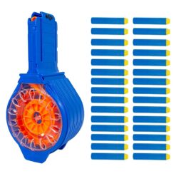 Blasterparts 30 Pijltjes Drum Trommel Magazijn for Nerf Blasters