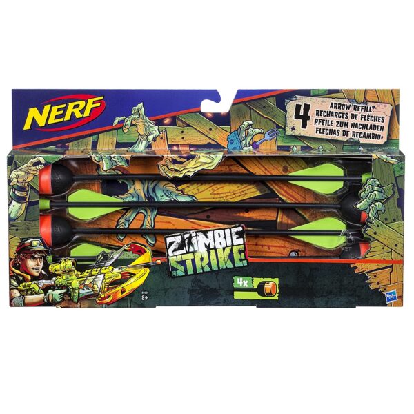 NERF Zombie Strike Arrow Refill - 4 pijlen