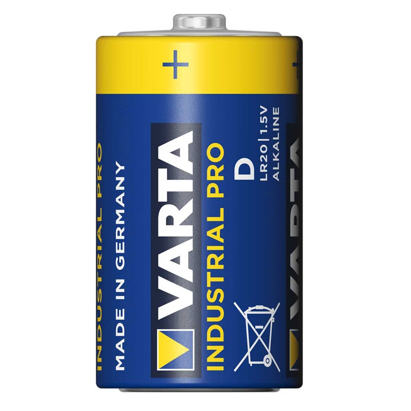 overhandigen Politiek Verbonden Varta Industrial Pro Alkaline D Batterij - nerf-pijltjes.nl