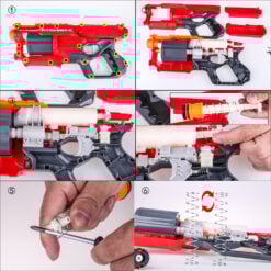 Worker 7kg veer voor Nerf Mega Cycloneshock Instructies