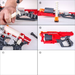 Worker 7kg veer voor Nerf Mega Cycloneshock Instructies