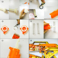 Worker 9kg veer Upgrade Kit voor Nerf Stampede Instructies