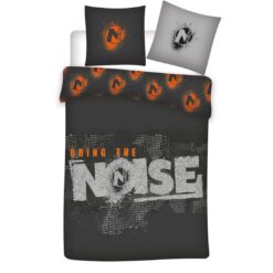 NERF Dekbedovertrek Grijs 140 x 200 cm – Bio Katoen