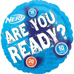 NERF Folie Ballon- 43 cm Blauw