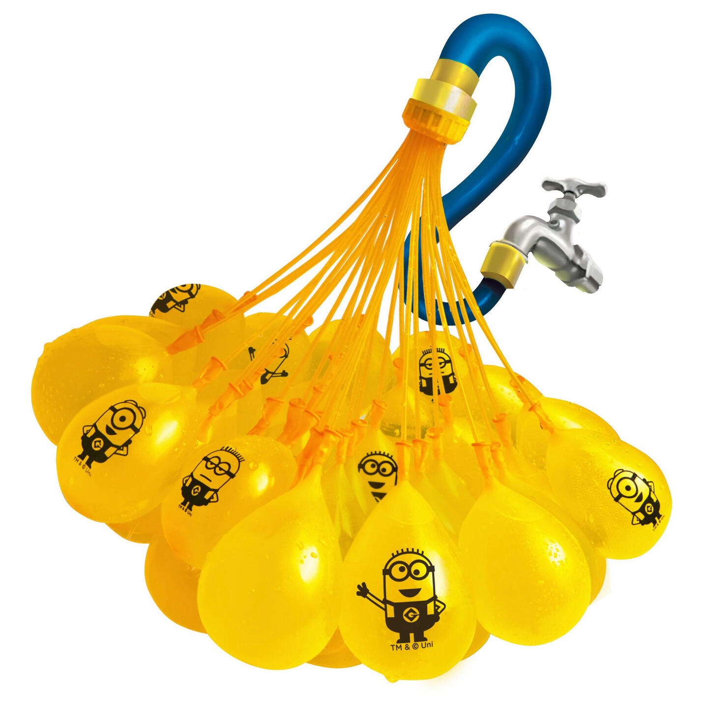 Plak opnieuw zelfstandig naamwoord pion Bunch O Balloons 3 pack - 100 Waterballonnen - Minions - nerf-pijltjes.nl