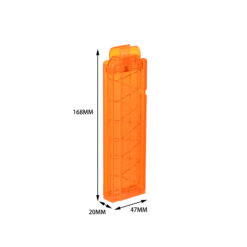 Worker Talon - Magazijn voor Pro Blasters - 10 - Transparant Oranje
