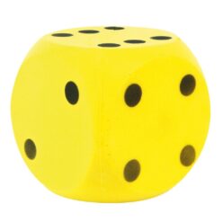 Zachte Foam Dobbelsteen - 16 cm - Yellow