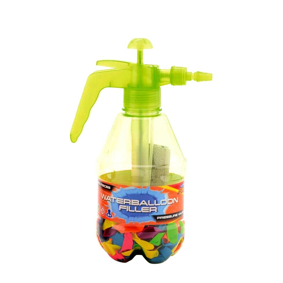 verlichten En Communistisch Aqua Fun Waterballon Vuller + 250 Neon Waterballonnen - nerf-pijltjes.nl