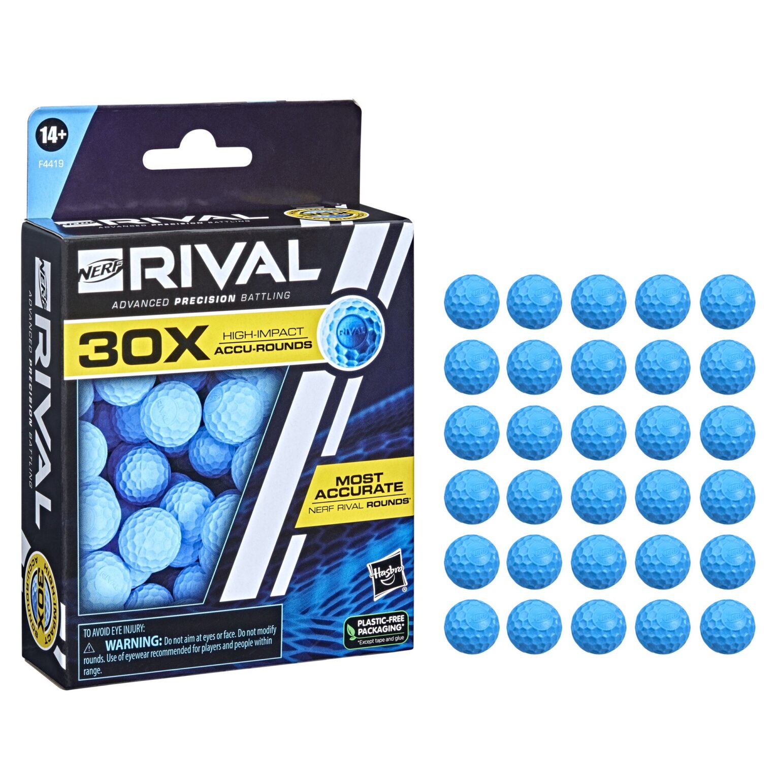 NERF Rival Refill - 30 Accu-Rival Balletjes - Nerf-pijltjes.nl