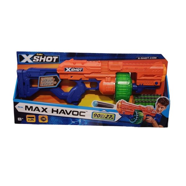 X-Shot Max Havoc - Rood Blauw Groen