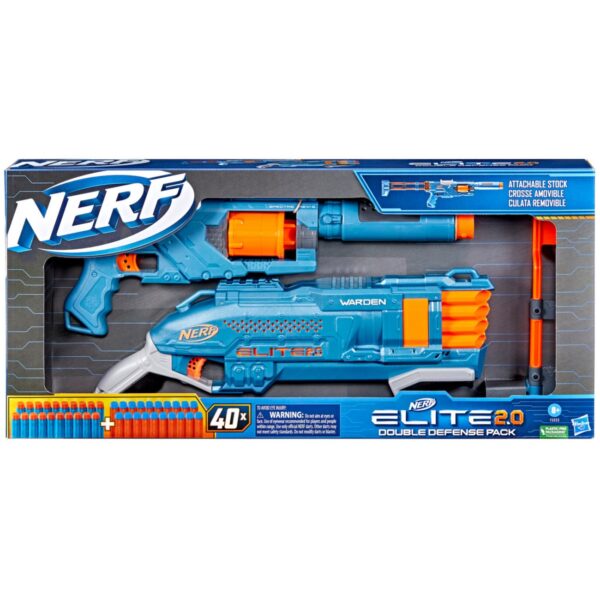 NERF Elite 2.0 Double Defense Pack