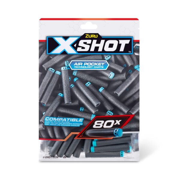 X-Shot Air Pocket Technology Dart Refill - 80 pijltjes