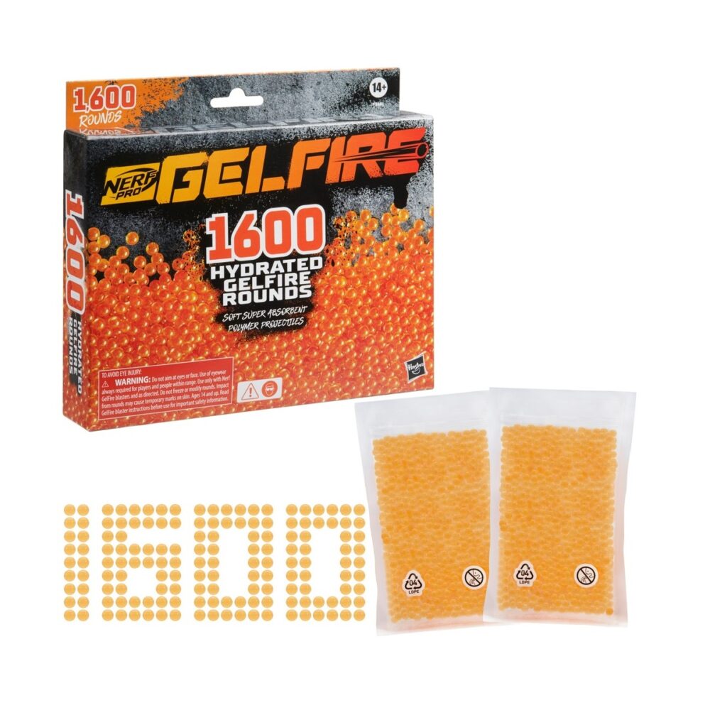 NERF Pro Gelfire - 1.600 Hydrated Gel Balletjes - Nerf-pijltjes.nl