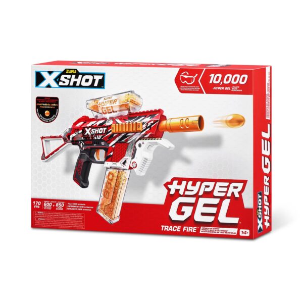 X-Shot Hyper Gel - Trace Fire Motorized Gel Blaster