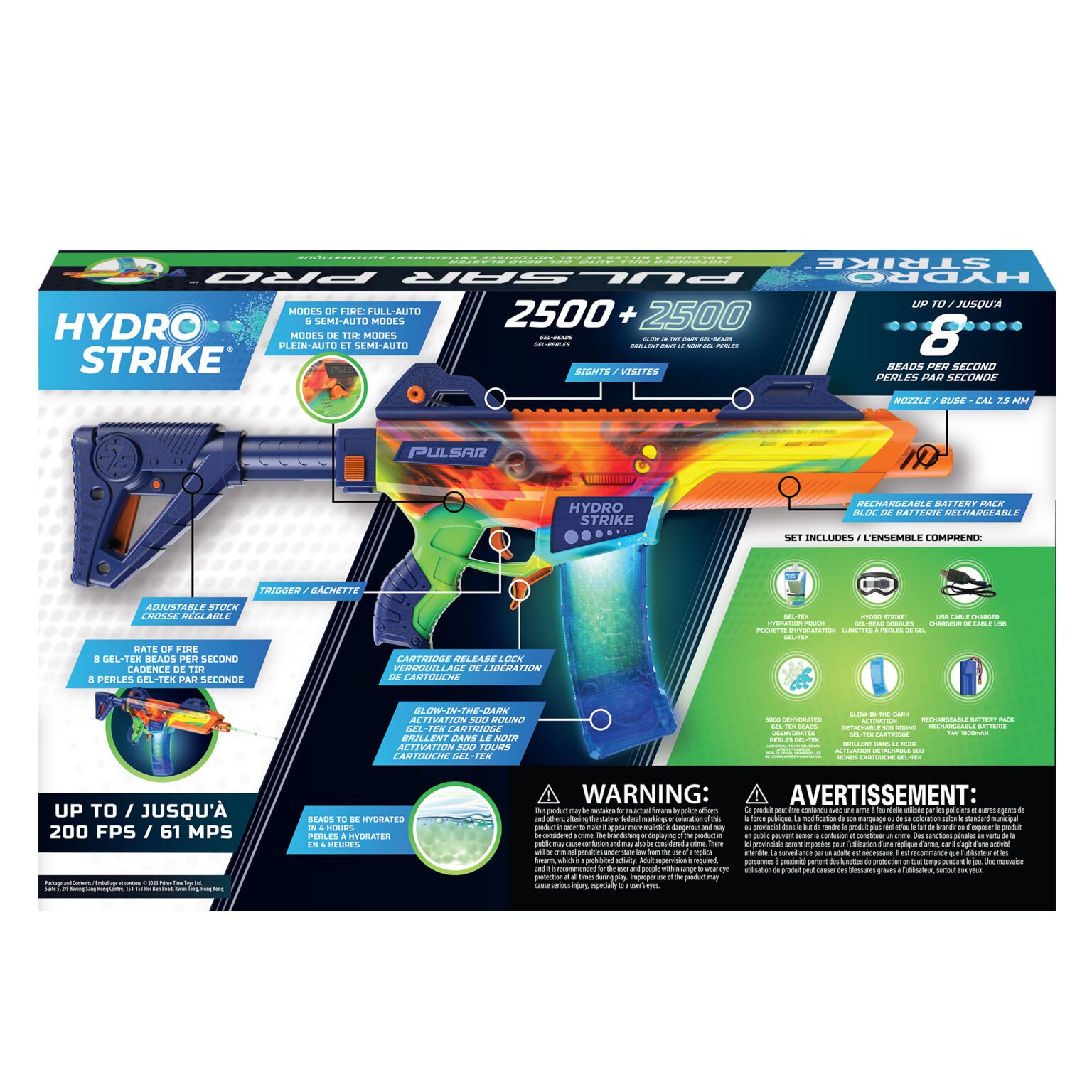 Hydro Strike Pulsar Pro Water Toy Gun - Splatter Blaster Game