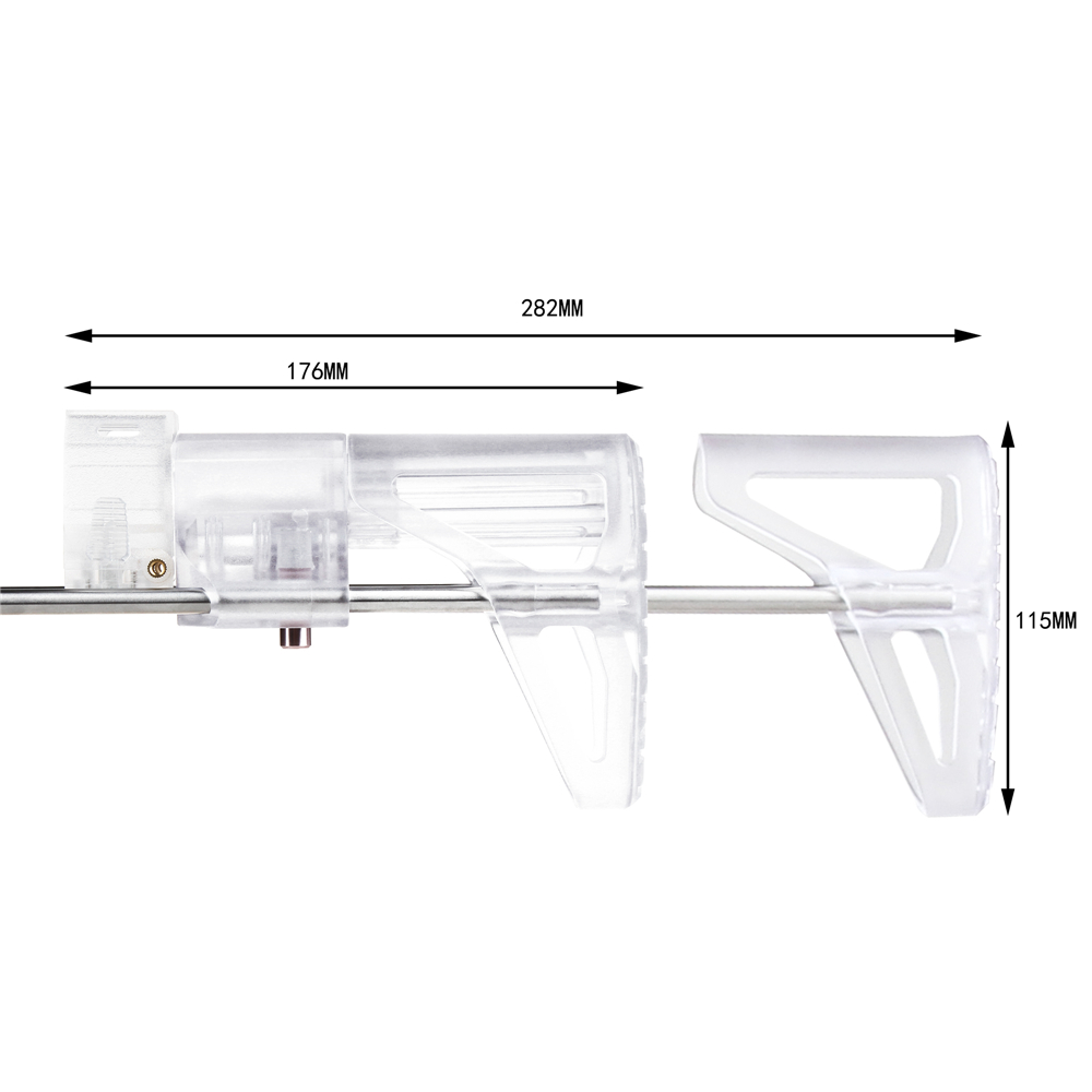 Worker PDW Inschuifbare Schoudersteun - Transparant Worker PDW Inschuifbare Schoudersteun - Transparant