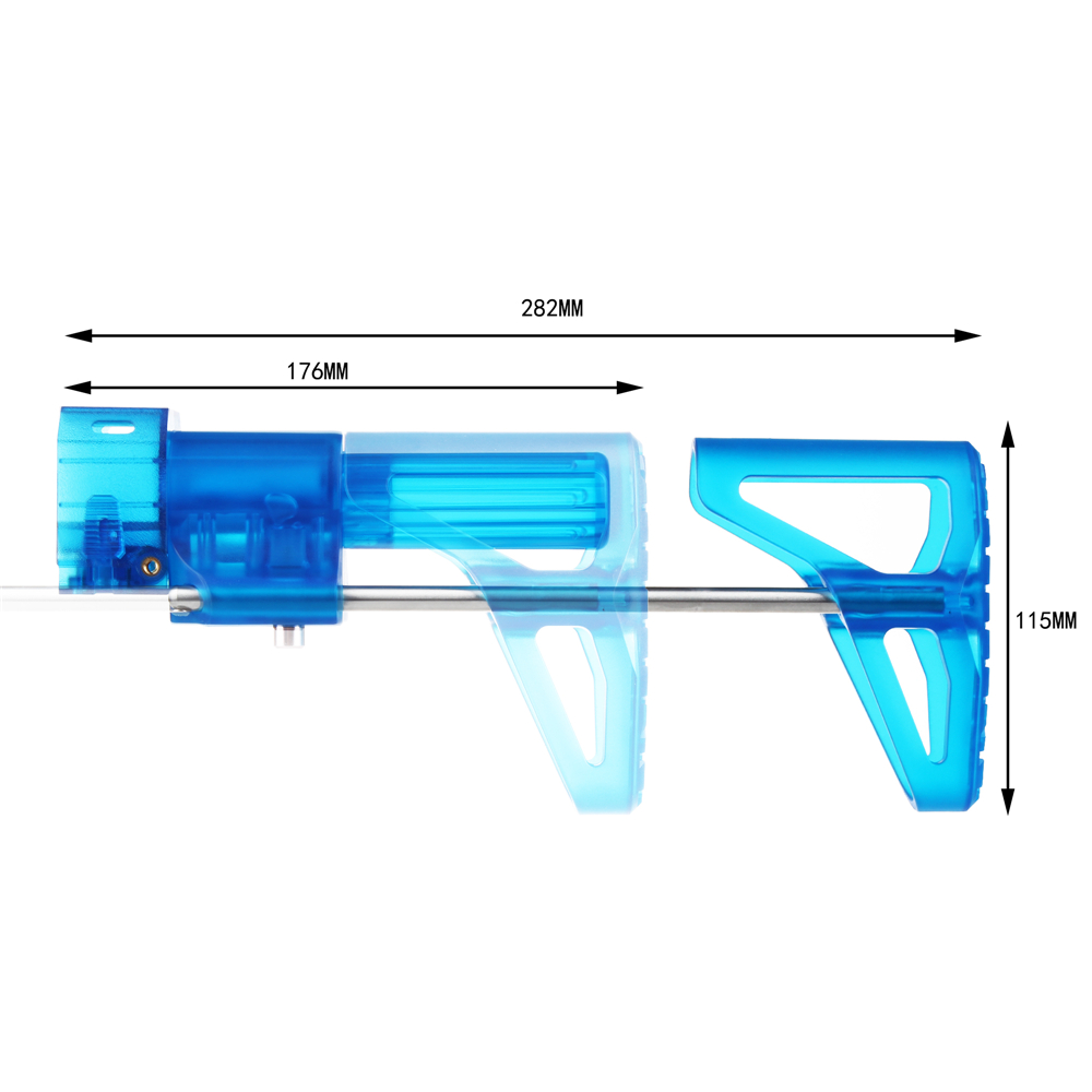 Worker PDW Inschuifbare Schoudersteun - Transparant Blauw Worker PDW Inschuifbare Schoudersteun - Transparant Blauw