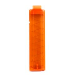 Dart Zone Max Magazijn voor 12 Half Length Darts - Transparant Oranje