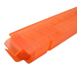 Dart Zone Max Magazijn voor 12 Half Length Darts - Transparant Oranje