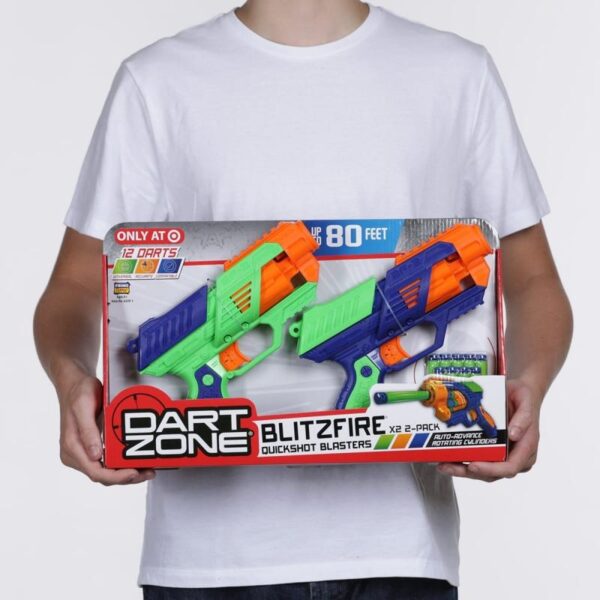 Dart Zone Blitzfire Quickshot - 2 Pack