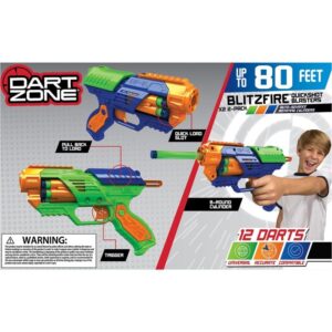 Dart Zone Blitzfire Quickshot - 2 Pack