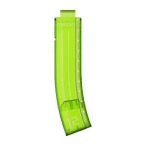 Dart Zone Magazijn voor 12 Half Length Darts - Transparent Groen