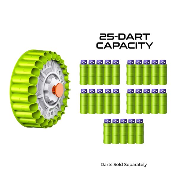 Drum voor 25 pijltjes voor Dart Zone Max Stryker 2.0