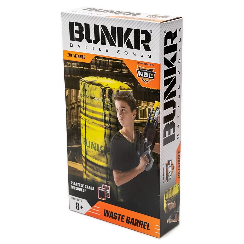 BUNKR Battle Zones Inflatable - Waste Barrel - nerf-pijltjes.nl