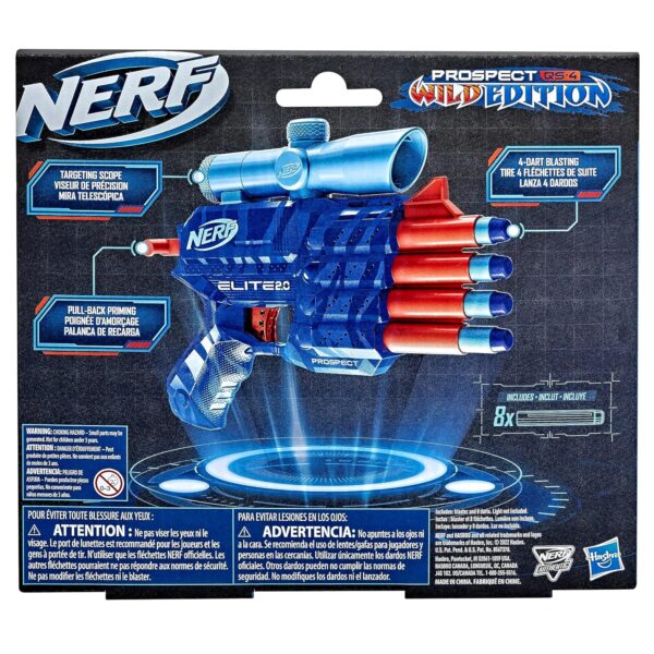 Nerf Elite 2.0 Prospect Qs-4 - Wild Edition