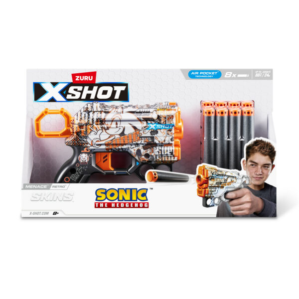 X-Shot Skins Menace - Sonic - Retro