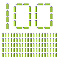 Dart Zone Nitroshot+ Short Darts - 100 pijltjes