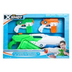 X-Shot Hydro Hurricane en 2x Stealth Soaker Combo Pack