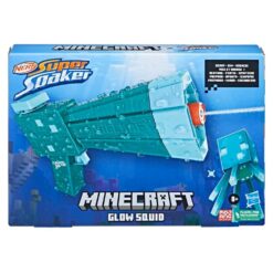 NERF Super Soaker Minecraft Glow Squid Water Blaster