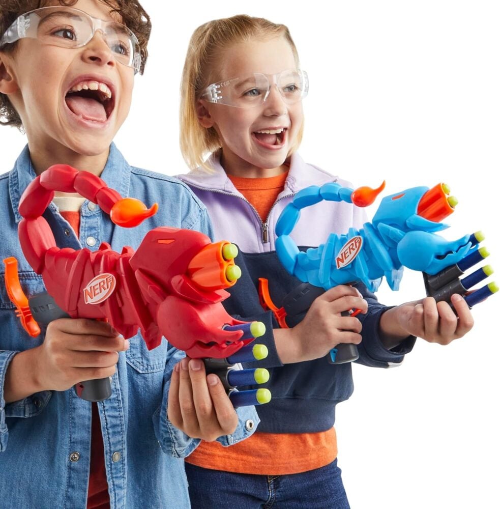 Set Inicio Nerf Elite Junior - 2 Lanzadores Fáciles, 15 Dardos, Ideal Para Peques +6 Años, Juego Activo Al Aire Libre