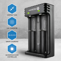 everActive LC-200 Li-ion charger for 14500 and 18650 Batteries