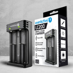 everActive LC-200 Li-ion charger for 14500 and 18650 Batteries