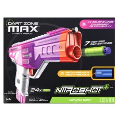 Dart Zone Max Nitroshot+ Venom Pro – UV Purple