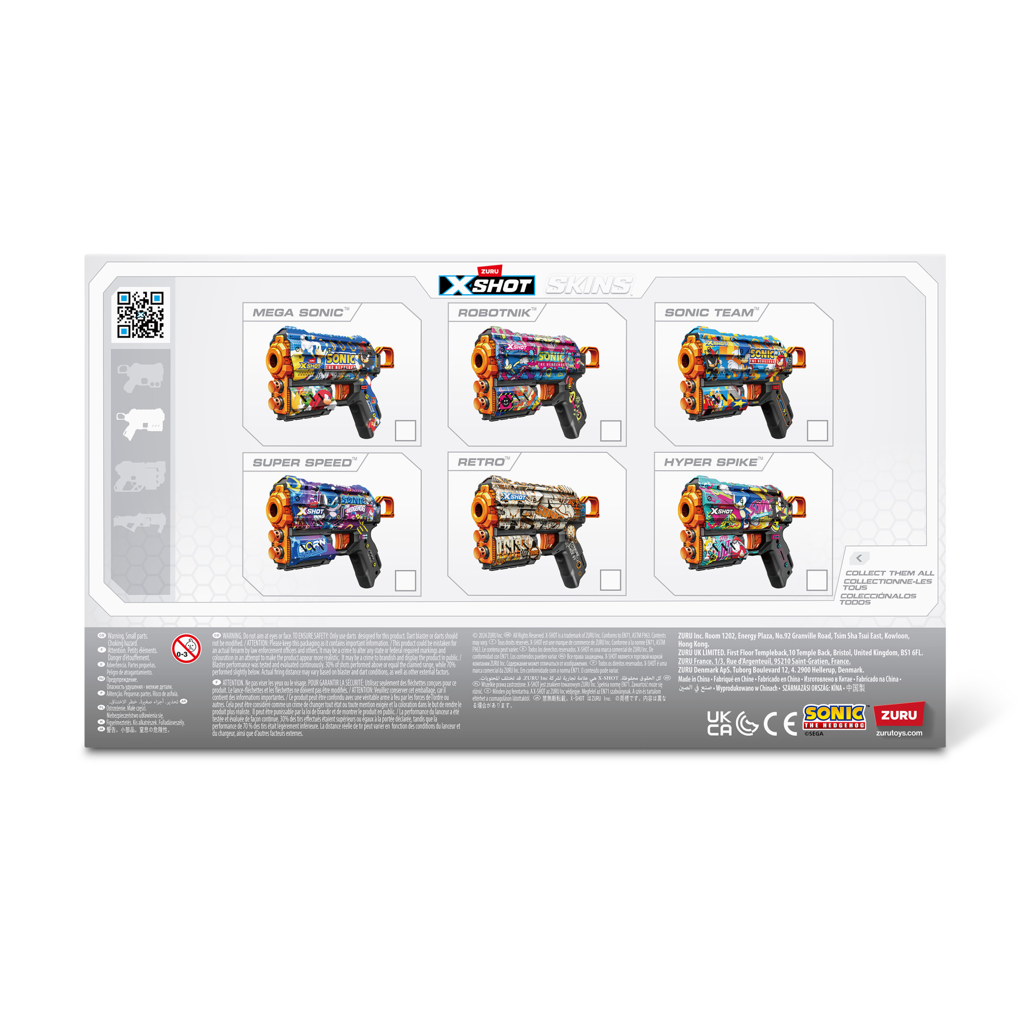 X-Shot Skins Flux - Sonic - Robotnik X-Shot Skins Flux - Sonic - Robotnik