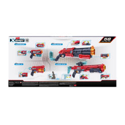 X-Shot Ultimate Shootout Pack - Blaster Set - Rood