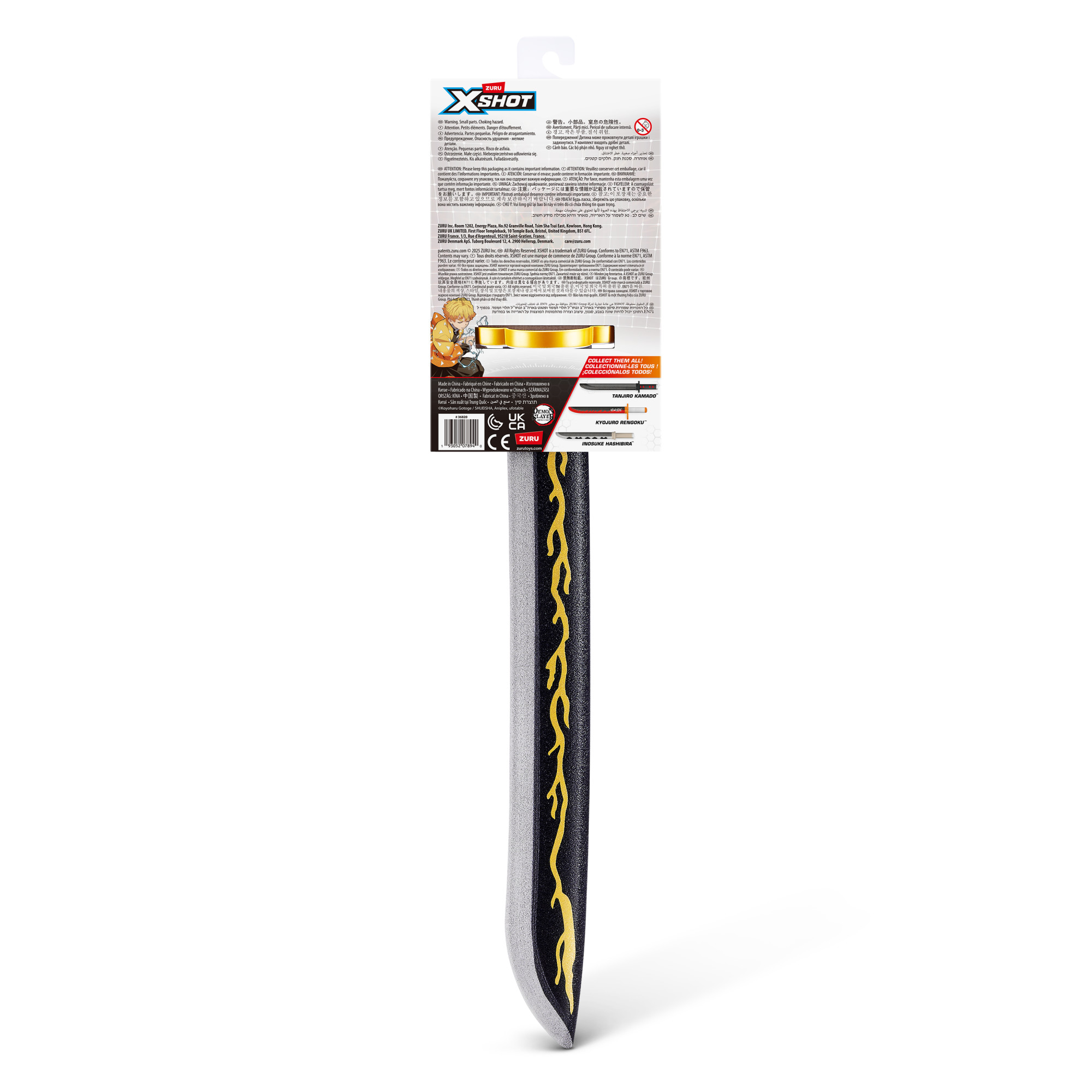 X-Shot Demon Slayer Foam Zwaard - Zenitsu Agatsuma X-Shot Demon Slayer Foam Zwaard - Zenitsu Agatsuma