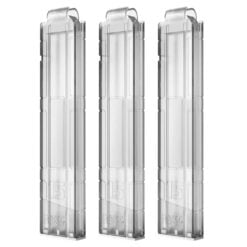 Dart Zone Magazijnen voor Pro Blasters - 15 Pijltjes - 3 Pack - Transparant