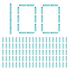 Dart Zone Retro-Shot Zuignap Pijltjes Refill - 100 pijltjes