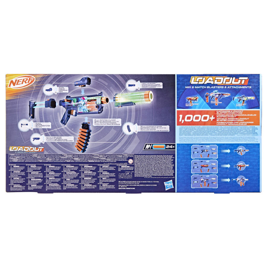 NERF Load Out Cyberlight Ghostt Ghost 5 NERF Load Out Cyberlight Ghost