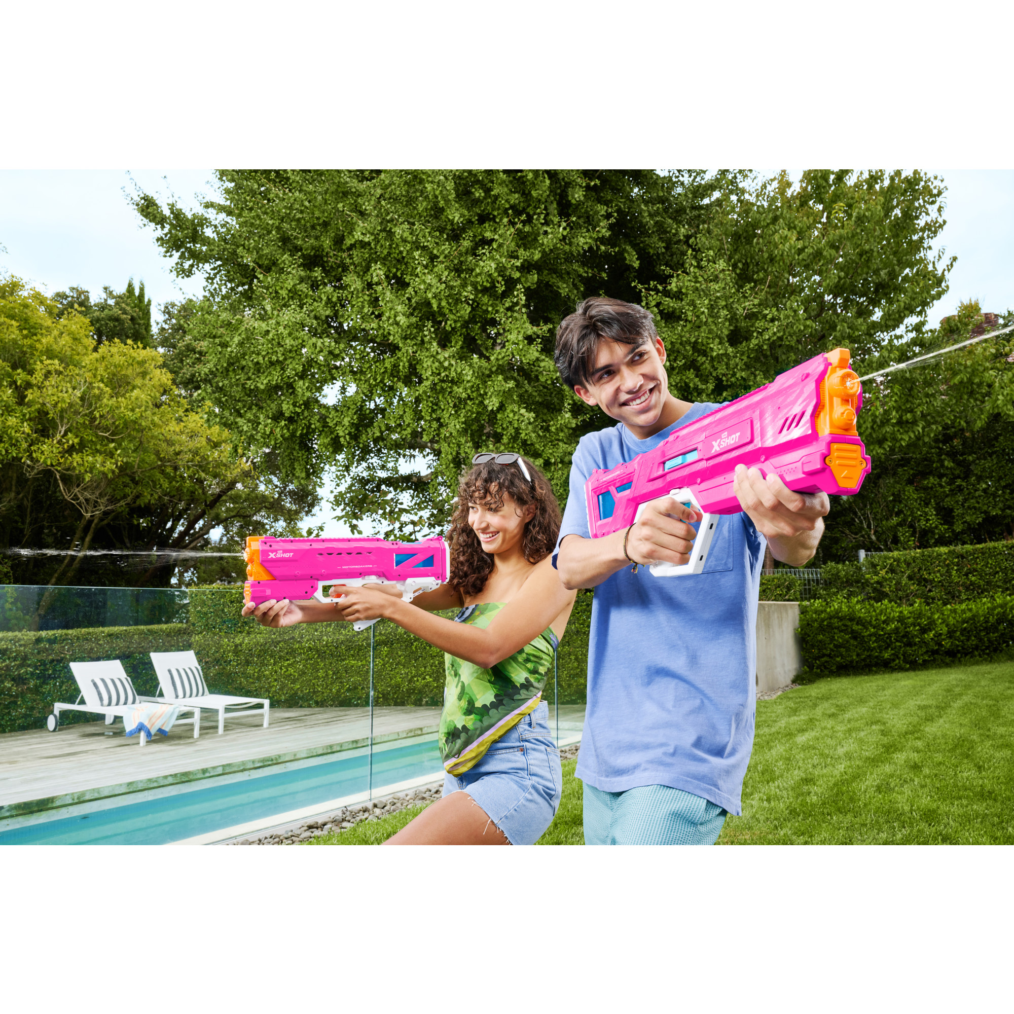 X-Shot Fast Fill Motor Soakers – Mega Pulse - Pink X-Shot Fast Fill Motor Soakers – Mega Pulse - Pink