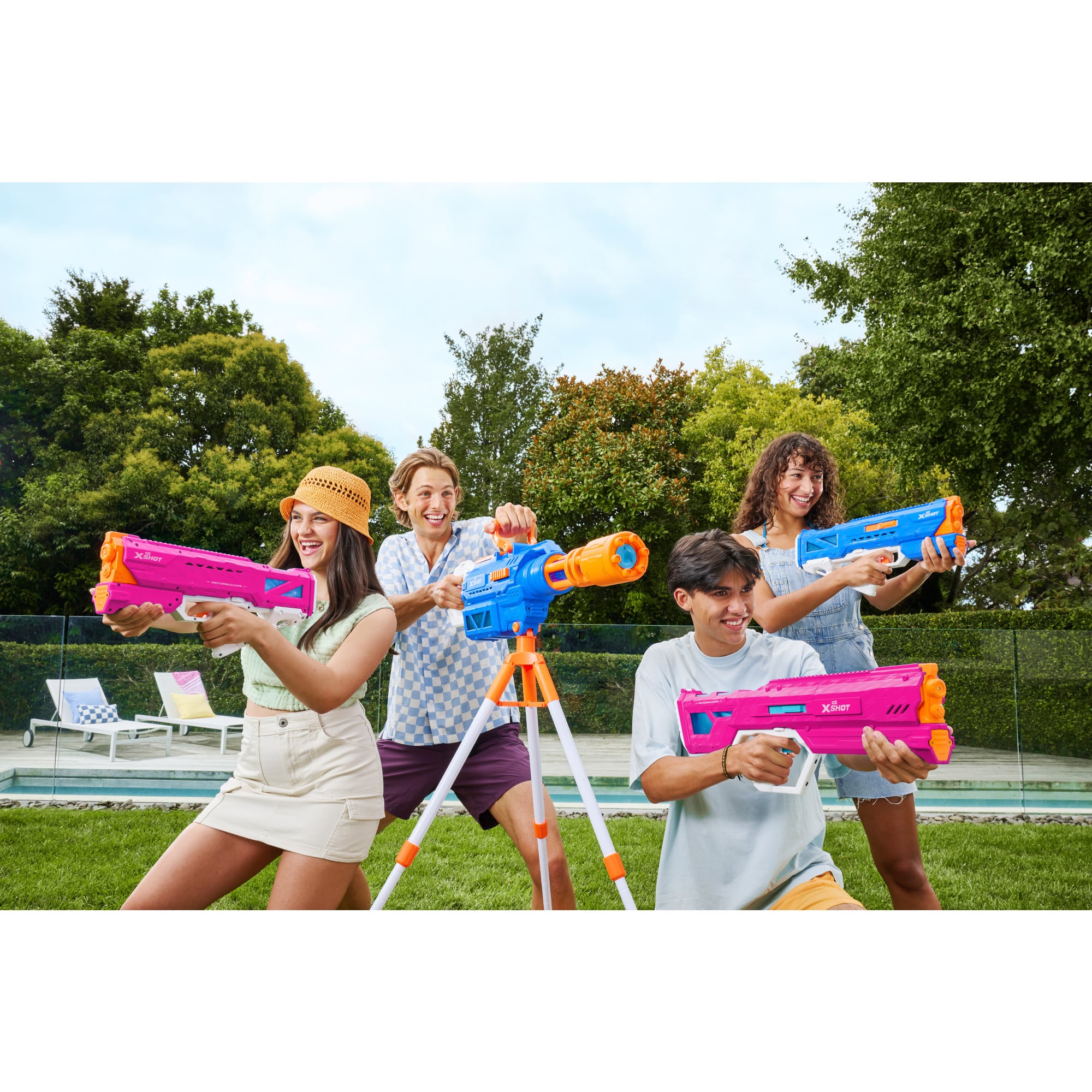 X-Shot Fast Fill Motor Soakers – Mega Pulse - Pink X-Shot Fast Fill Motor Soakers – Mega Pulse - Pink